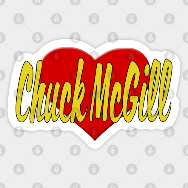 Heart Chuck McGill Sticker by snknjak